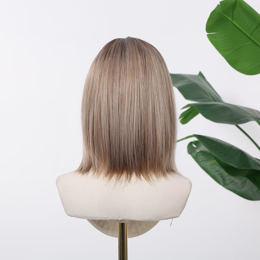DWY Mixed Dark Blonde Bob Wig - HIgh Quality Synthetic Hair