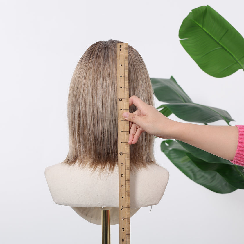 DWY Mixed Dark Blonde Bob Wig - HIgh Quality Synthetic Hair
