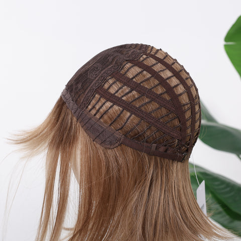 【Early Black Friday】DWY Mixed Dark Blonde Bob Wig - HIgh Quality Synthetic Hair