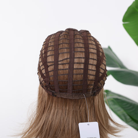 【Early Black Friday】DWY Mixed Dark Blonde Bob Wig - HIgh Quality Synthetic Hair