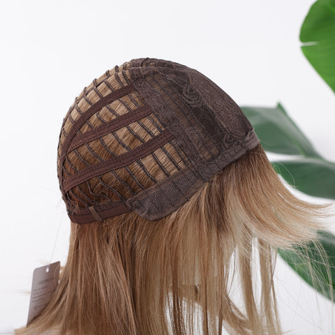 【Early Black Friday】DWY Mixed Dark Blonde Bob Wig - HIgh Quality Synthetic Hair