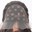 DWY Freepart Long length Curly Chocolate Brown Highlighted Wig