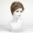 Bella-DWY Mono Lace Front Free Part Ash Brown Short Pixie Synthetic Wig