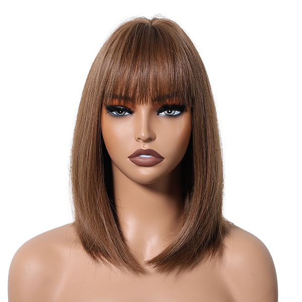 DWY 13 Inches Bob Mixed Color Synthetic Wig