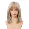 Magnolia-DWY MiraScalp 14-Inch Short Platinum Blonde Bob Wig