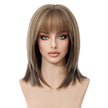 Magnolia-DWY MiraScalp 14-Inch Short Platinum Blonde Bob Wig