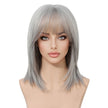 Magnolia-DWY MiraScalp 14-Inch Short Platinum Blonde Bob Wig