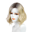 Becca-DWY Mono SkinWeft Free Part Warm Blonde Curly Glueless Synthetic Wig