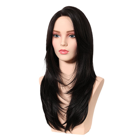Rowan-DWY Mono Lace Front Free Part Long Straight Blonde Glueless Synthetic Wig