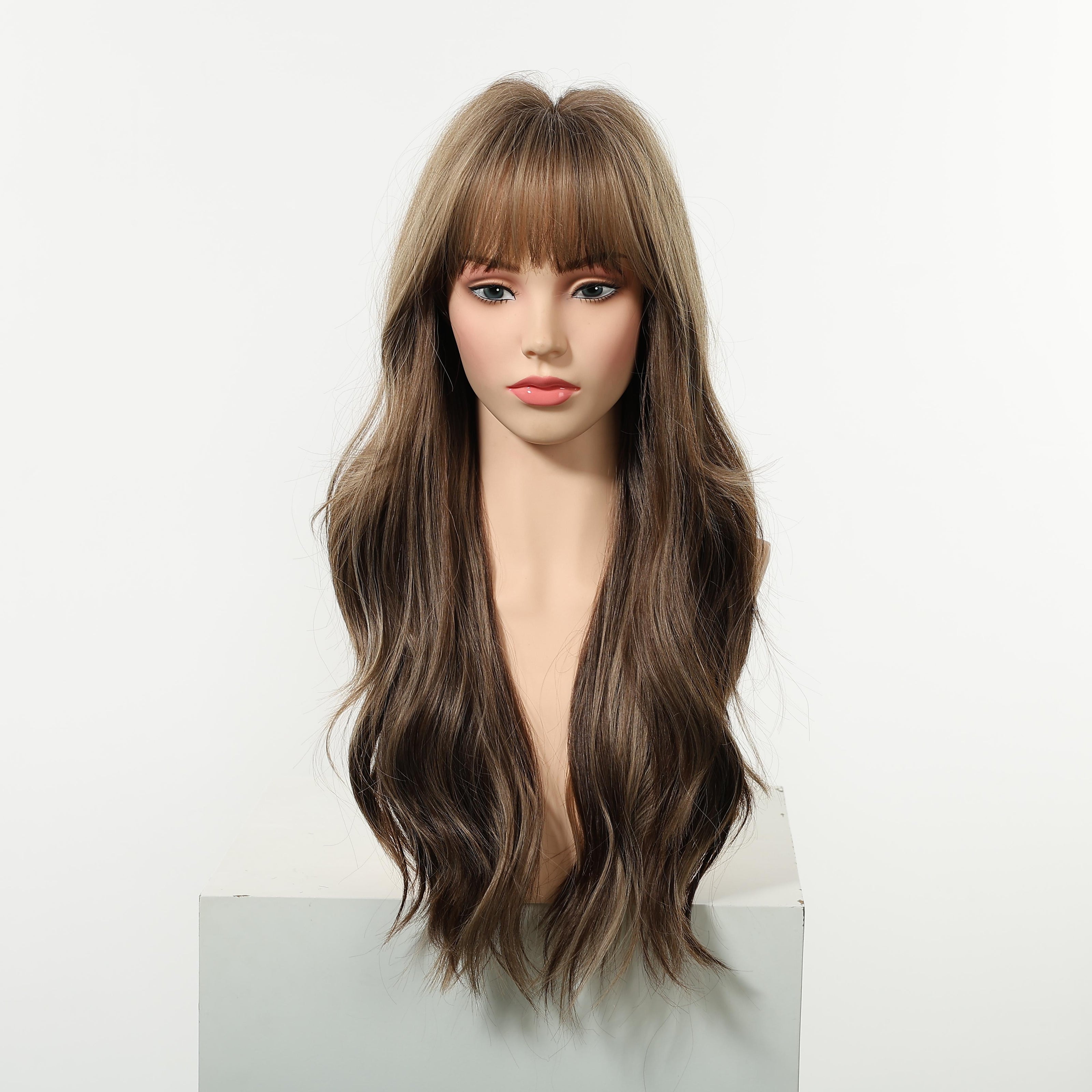 Restocked! Loni-Best Seller DWY MiraScalp Long Wave Versatile Babe Light Glueless Synthetic Wig