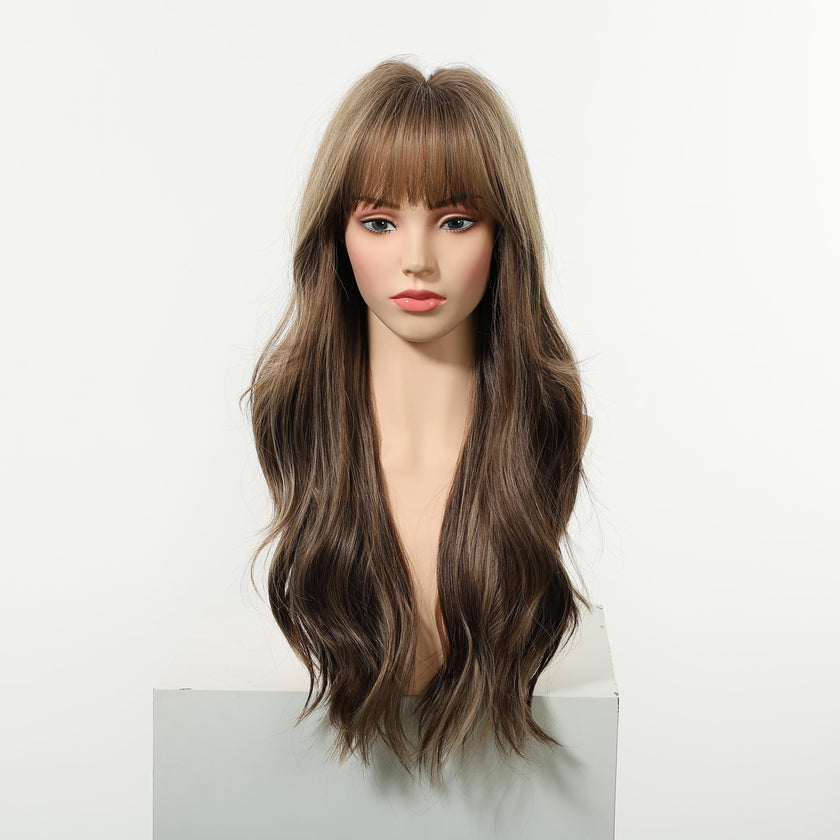 Restocked! Loni-Best Seller DWY MiraScalp Long Wave Versatile Babe Light Glueless Synthetic Wig