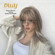 Solana -DWY New Technology! Bionic Silk Top 20-Inch Long Wave Light Brown Glueless Synthetic Wig