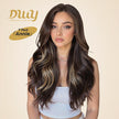 Annie C-DWY Pre-cut T-Part Lace Wig Long Curly Synthetic Wig