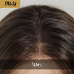 [LIMITED SALE] Liv- DWY 13×6 Lace Front Free Part Mid-Length Feather-cut Dark Ash Brown Glueless Synthetic Wig for Women 20 Inches Large Area Lace Wig