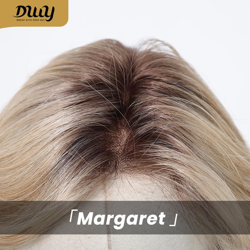 Margaret-DWY Mono Lace Front Free Part Short Curly Classical Synthetic Wig