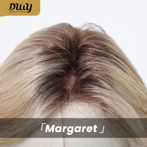 Margaret-DWY Mono Lace Front Free Part Short Curly Classical Synthetic Wig