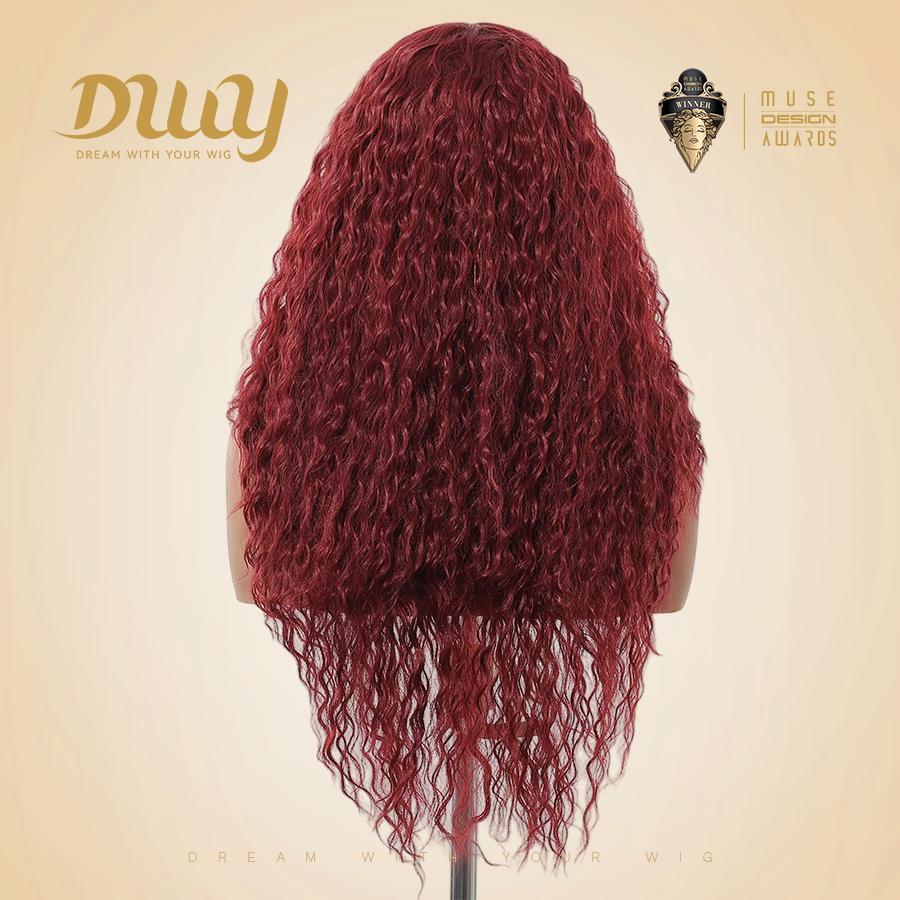 【CLEARANCE SALE】Aislinn- DWY T Part Lace Front T Part Long Latin Curly Hair Glueless Synthetic Wig