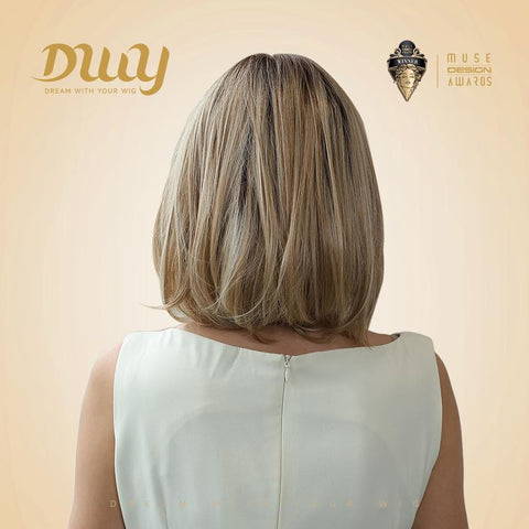 Demi C-DWY Mono Lace Front Free Part  Blonde Short Bob Glueless Synthetic Wig