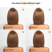 Corinne C- DWY Human Hair Pre Plucked Bob Hair 13*6 Natural Textured Hair Invisible HD Lace Frontal Synthetic Wig