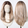 Mimi-DWY 18-Inch Straight Blonde Filter Lace Wig – 13x6 Free Part Glueless Design
