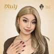 Mimi-DWY 18-Inch Straight Blonde Filter Lace Wig – 13x6 Free Part Glueless Design
