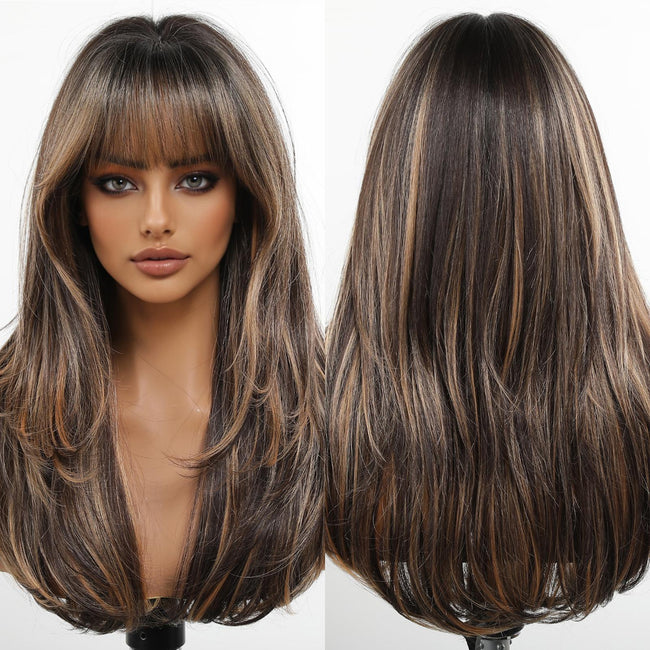 Blake-DWY NEW CRAFT! [GEN4 cashmere Bionic Silky Top]  Honey Beige Blonde Long Glueless Synthetic Wig 20 Inch