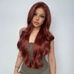Mae-DWY 28-Inch Wavy Glueless Lace Front Wig for Women