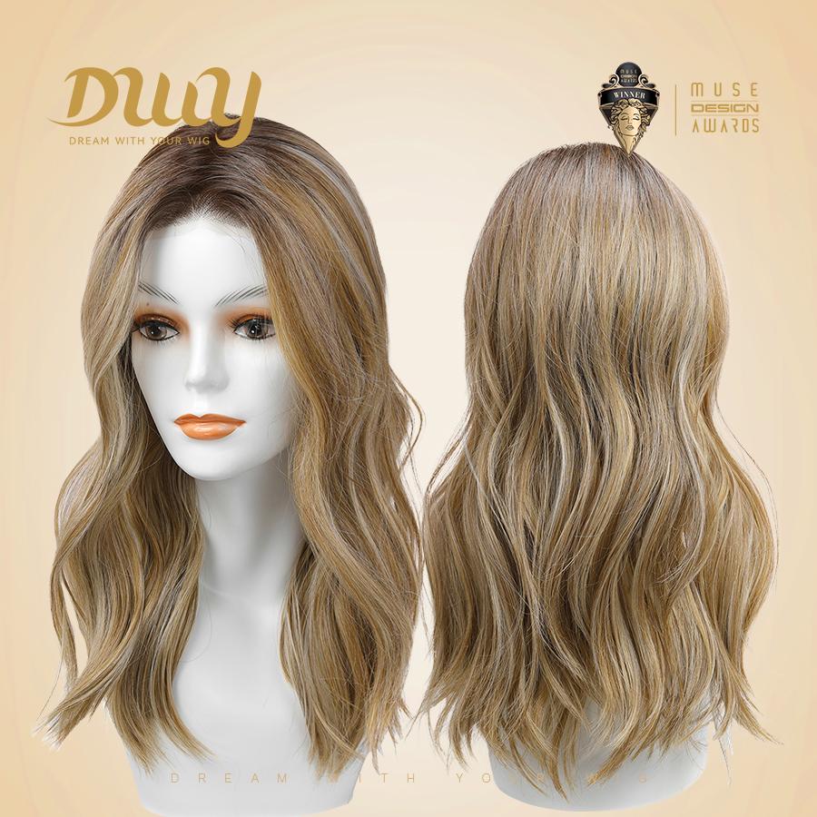 Rhea-DWY Mono 22-Inch Lace Front Curly Wig