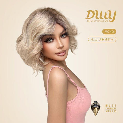 Margaret-DWY Mono Lace Front Free Part Short Curly Classical Synthetic Wig