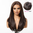 Billie-DWY 13×6 Lace Front Free Part Long Straight Dark Brown Glueless Synthetic Wig