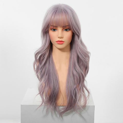 [Special Offer Pre-Halloween]Loni-Best Seller DWY MiraScalp Long Wave Versatile Babe Light Glueless Synthetic Wig