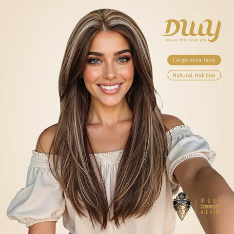 【New in】Selah-DWY 22-Inch Hand-Tied Filter Lace Front Wig – 13x6 Free Parting