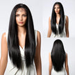 [CLEARANCE SALE] Jess C- DWY 13×6 Lace Front Free Part Long-Length Straight Layer-cut Blonde Highlighted Glueless Synthetic Wig for Women 30 Inches