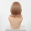 Yara-DWY 12-Inch MiraScalp Short Wavy Pink Blonde Glueless Synthetic Wig