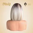 Luna-DWY 13×6 Lace Front Free Part Shoulder Length Bob Glueless Synthetic Wig