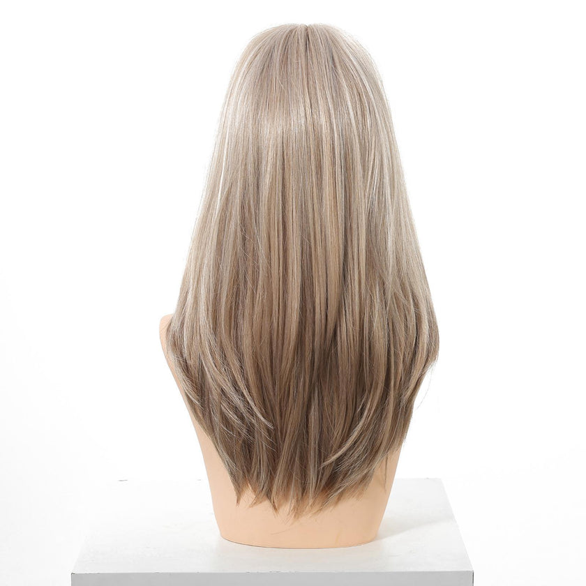 Sierra C-DWY MiraScalp Mid-Length Straight Brown Glueless Synthetic Wig