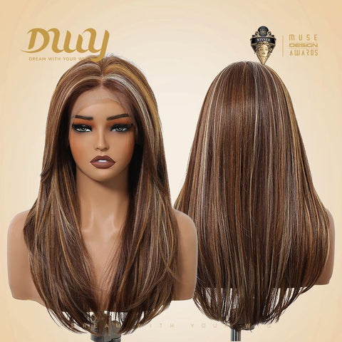 【New in】Selah-DWY 22-Inch Hand-Tied Filter Lace Front Wig – 13x6 Free Parting