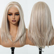 Siena-DWY 13×6 Filter Lace Free Parting Shoulder Length Light Pink Glueless Synthetic Wig