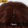 [Festival Limited]Ariel-DWY Mid-length Copper Ginger Butterfly Lob with Bangs Glueless Synthetic Wig for Women 16 Inches