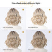 Margaret-DWY Mono Lace Front Free Part Short Curly Classical Synthetic Wig