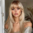 Jude-DWY Long Straight MiraScalp Sliky Glueless Synthetic Wig