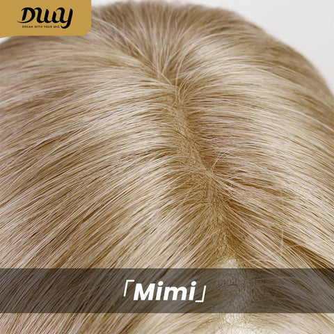 【New in】Mimi-DWY 18-Inch Straight Blonde Lace Front Wig – 13x6 Free Part Glueless Design