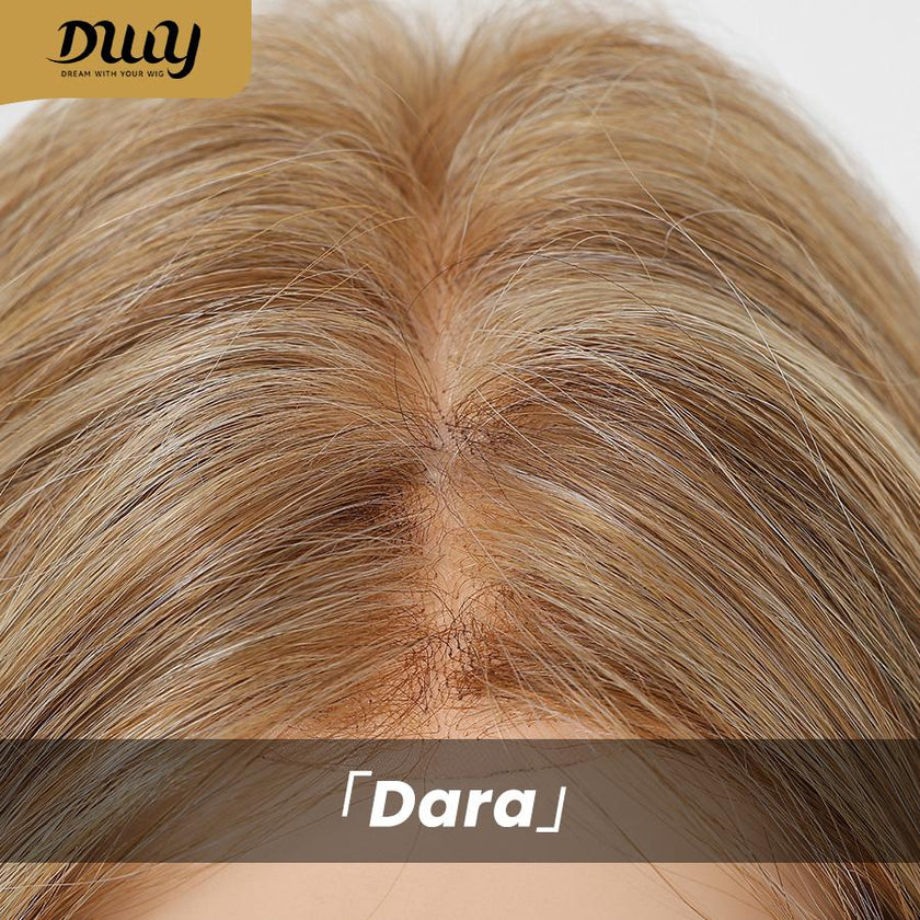 Dara C- NEW! DWY Mono Lace Front Free Part Long-Length Wavy Brown Glueless Synthetic Wig