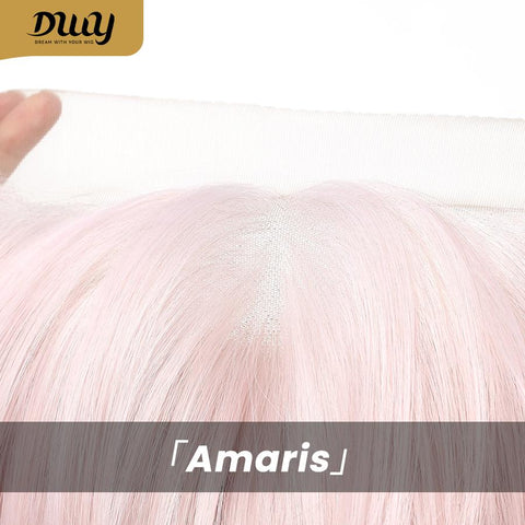 Amaris-New Arrival DWY 13×4 Filter Lace Front Free Part Long-Length Straight Brown Synthetic Wig