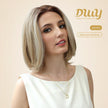 Demi C-DWY Mono Lace Front Free Part  Blonde Short Bob Glueless Synthetic Wig