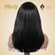 【CLEARANCE SALE】Jeti DWY Machine Made Long length Layer cut Hairstyle Black Glueless Synthetic Wig 20 Inch